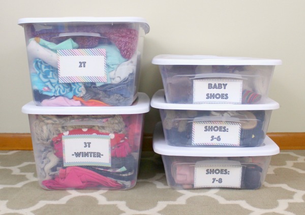 baby girl storage bins