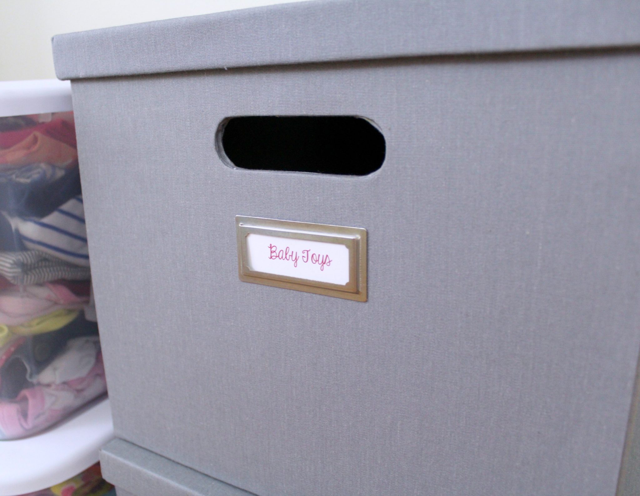 baby girl storage box