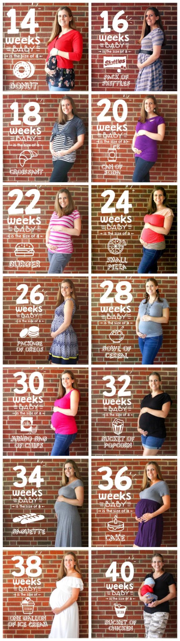 Baby Bump Photos weekly Progression The Organized Mom Life