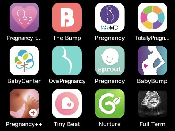 10 great pregnancy apps to track your baby and your body during pregnancy. This list goes through the highlights, tools and features of each specific app.