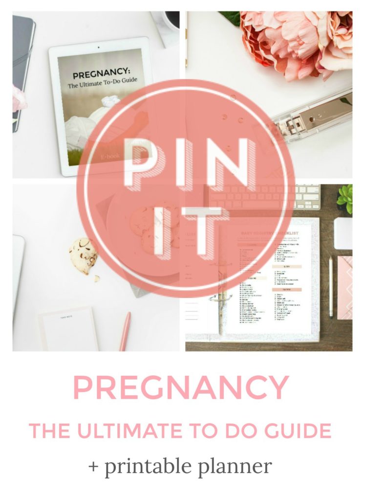 Pregnancy: The Ultimate To-Do Guide and Planner (Digital Download ...