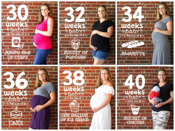Baby bump photos [weekly progression] — The Organized Mom Life