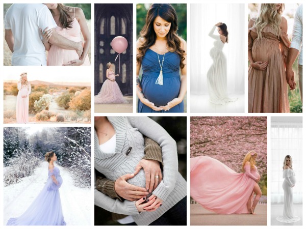 Weekly maternity photo ideas