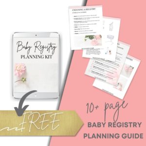 Baby registry greeting: 3 sample welcome messages — The Organized Mom Life